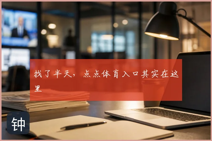 找了半天，点点体育入口其实在这里